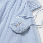 Vestito tulle con borsetta neonata 