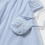 Vestito tulle con borsetta neonata 