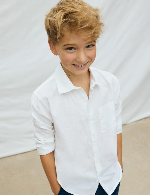 Camicia manica lunga ragazzo 