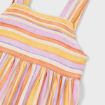 Vestito mille righe bambina 