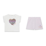 Completo T-Shirt+Shorts neonata Guess 