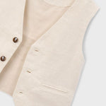 Gilet in lino bambino 