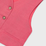 Gilet con bottoni ragazza 