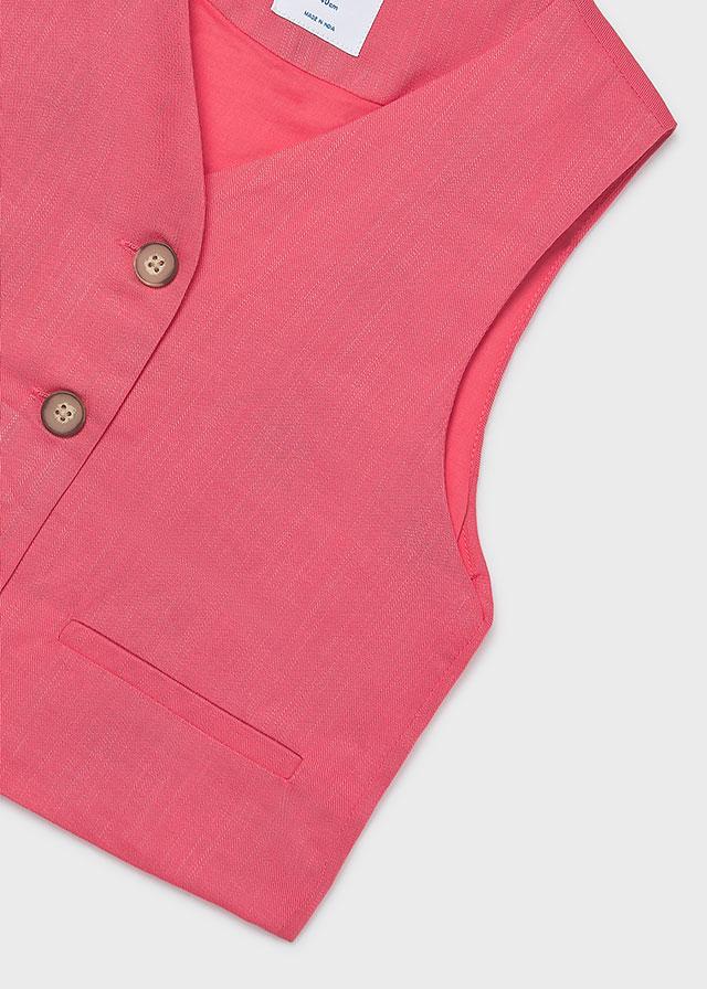 Gilet con bottoni ragazza 