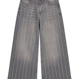 Jeans palazzo con strass ragazza Guess 