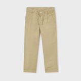 Pantalone lungo morbido chino in lino bambino 