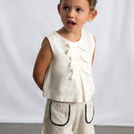 Pantaloncino tasche bambina 