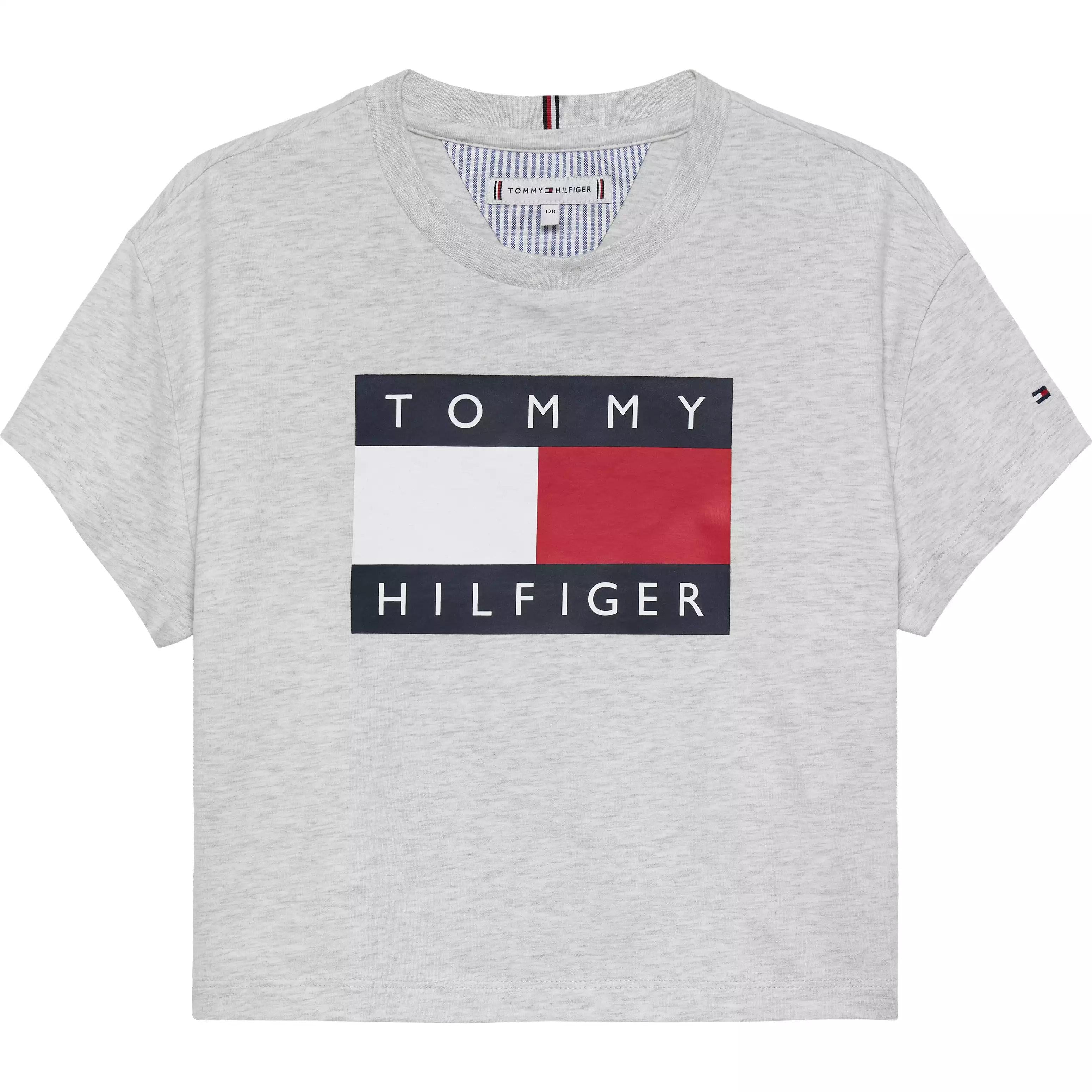 T-shirt crop ragazza Tommy Hilfiger 