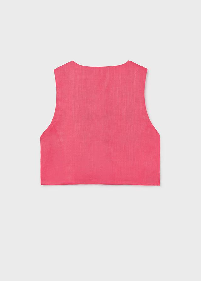Gilet con bottoni ragazza 
