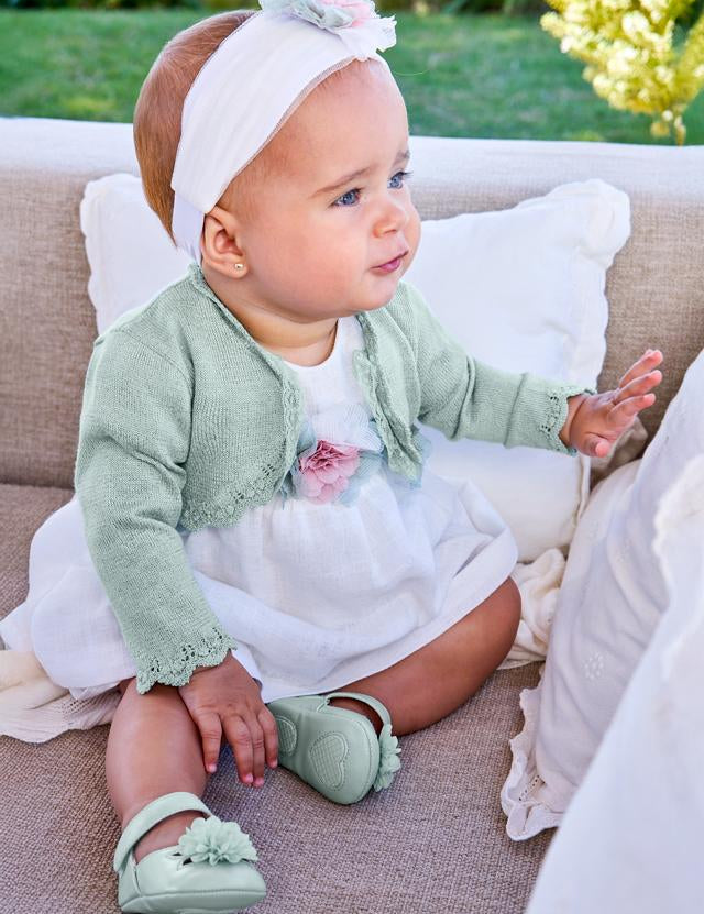 Cardigan tricot cerimonia neonata<BR/> 