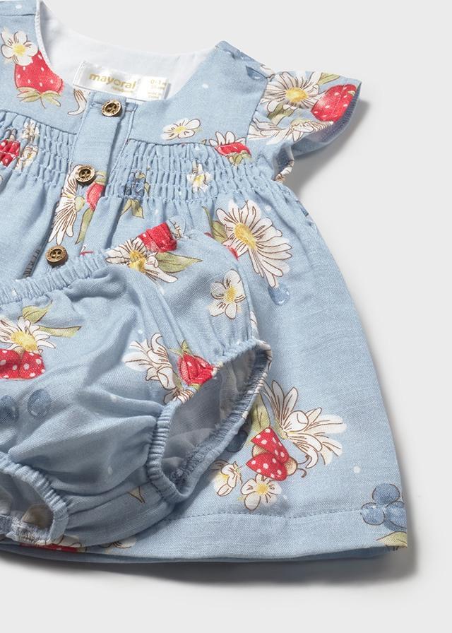Vestito fragole neonata 