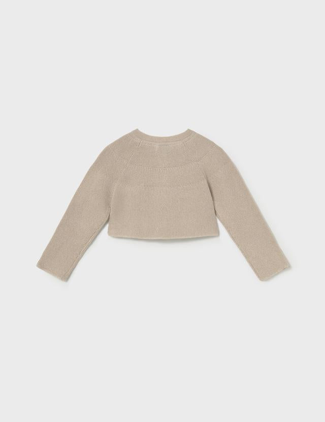 Cardigan basic tricot neonata 