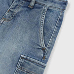 Bermuda denim cargo bambino 