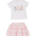 Completp T-Shirt + Gonna bambina LiuJo 
