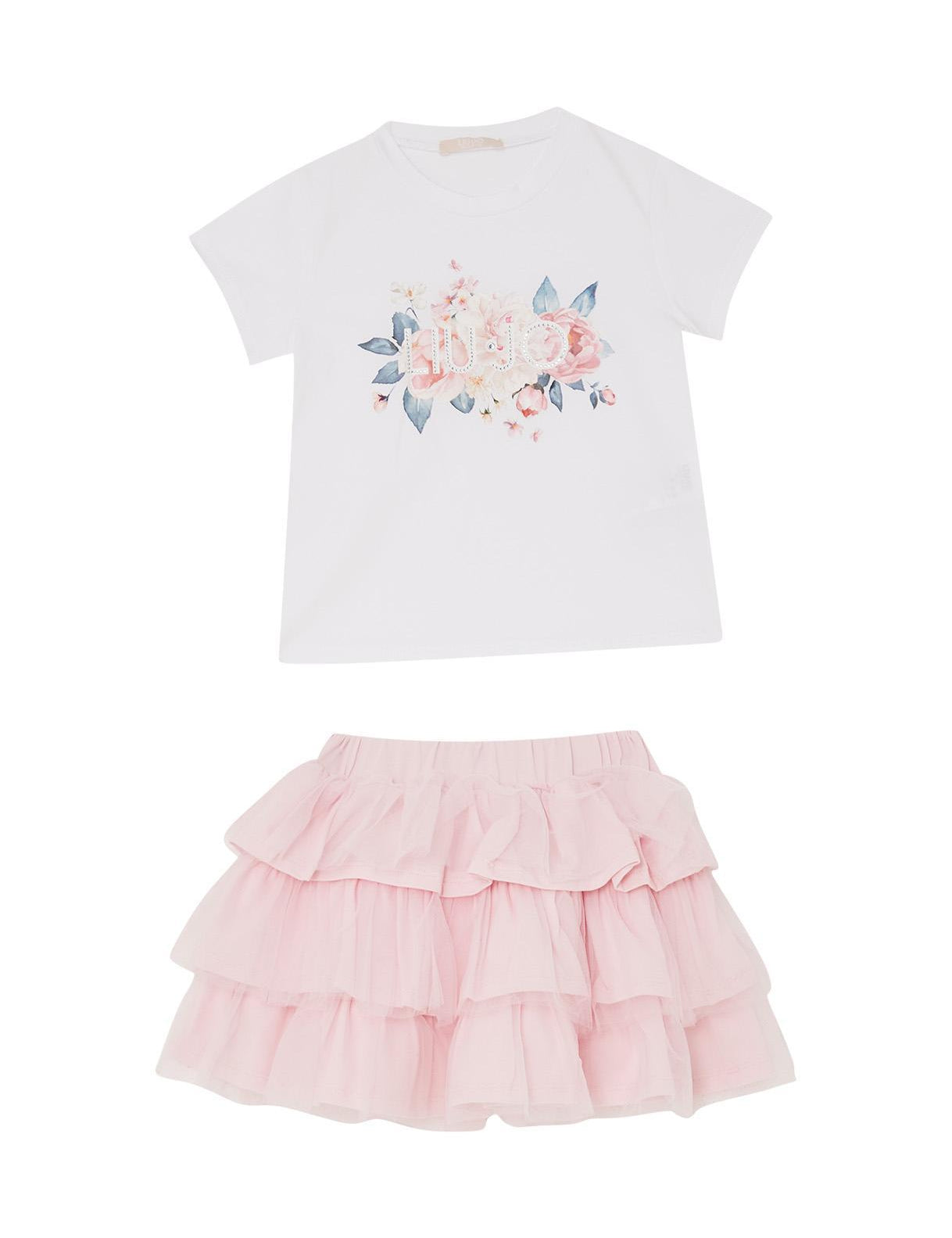 Completp T-Shirt + Gonna bambina LiuJo 