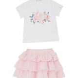 Completp T-Shirt + Gonna bambina LiuJo 