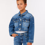 Giubbotto denim ragazza LiuJo 