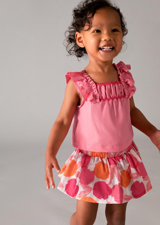 Completo gonna e blusa neonata 