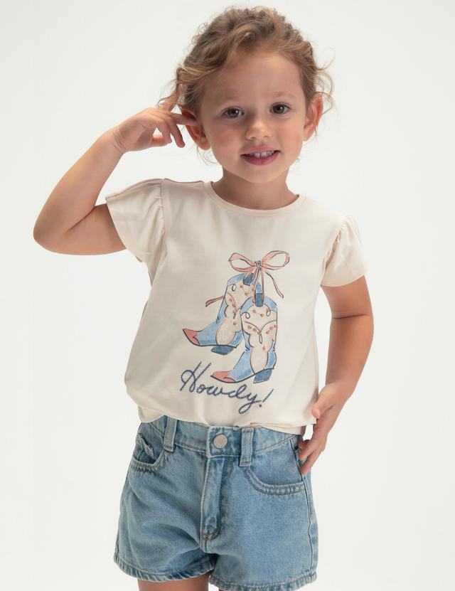 Maglietta manica corta bambina 