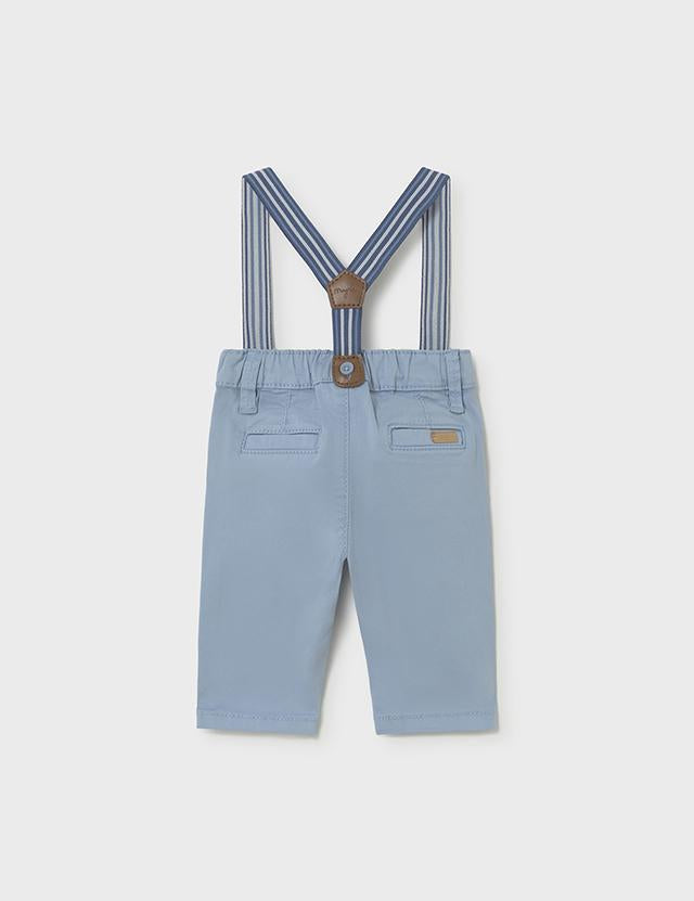 Pantalone lungo bretelle neonato 