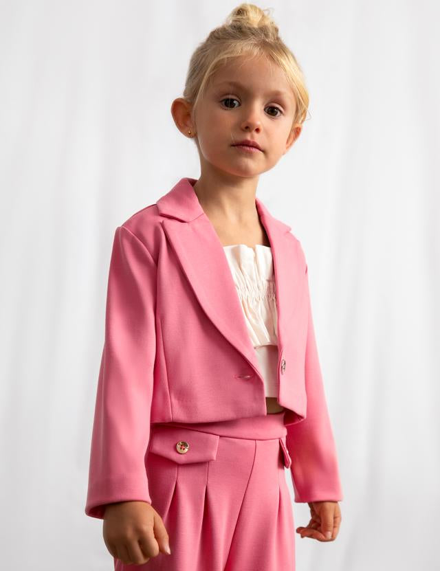 Giacca punto roma bambina 