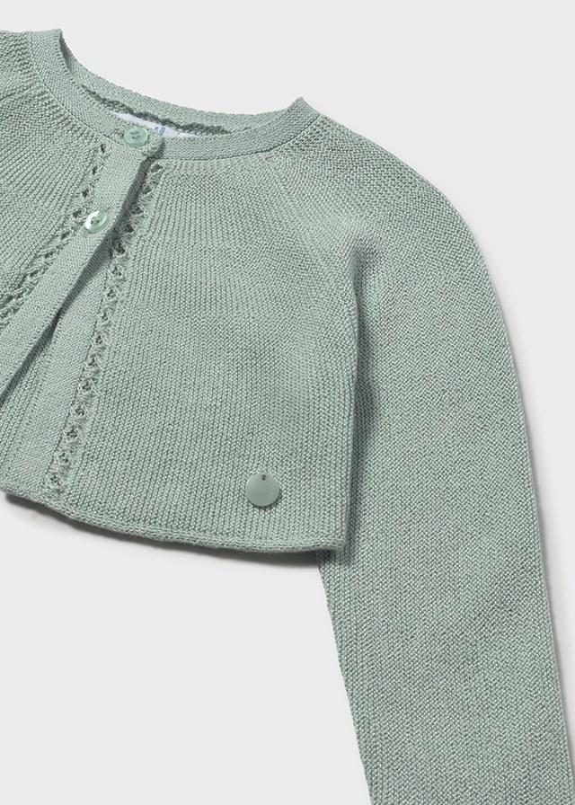 Cardigan basic tricot neonata 