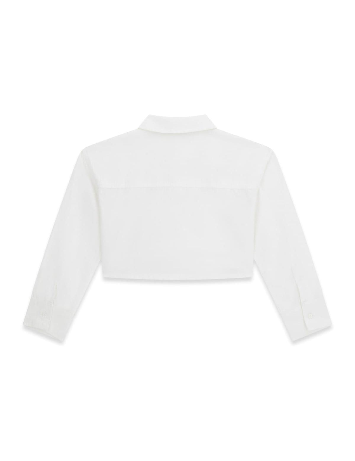 Camicia crop con strass ragazza Guess 