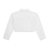 Camicia crop con strass ragazza Guess 