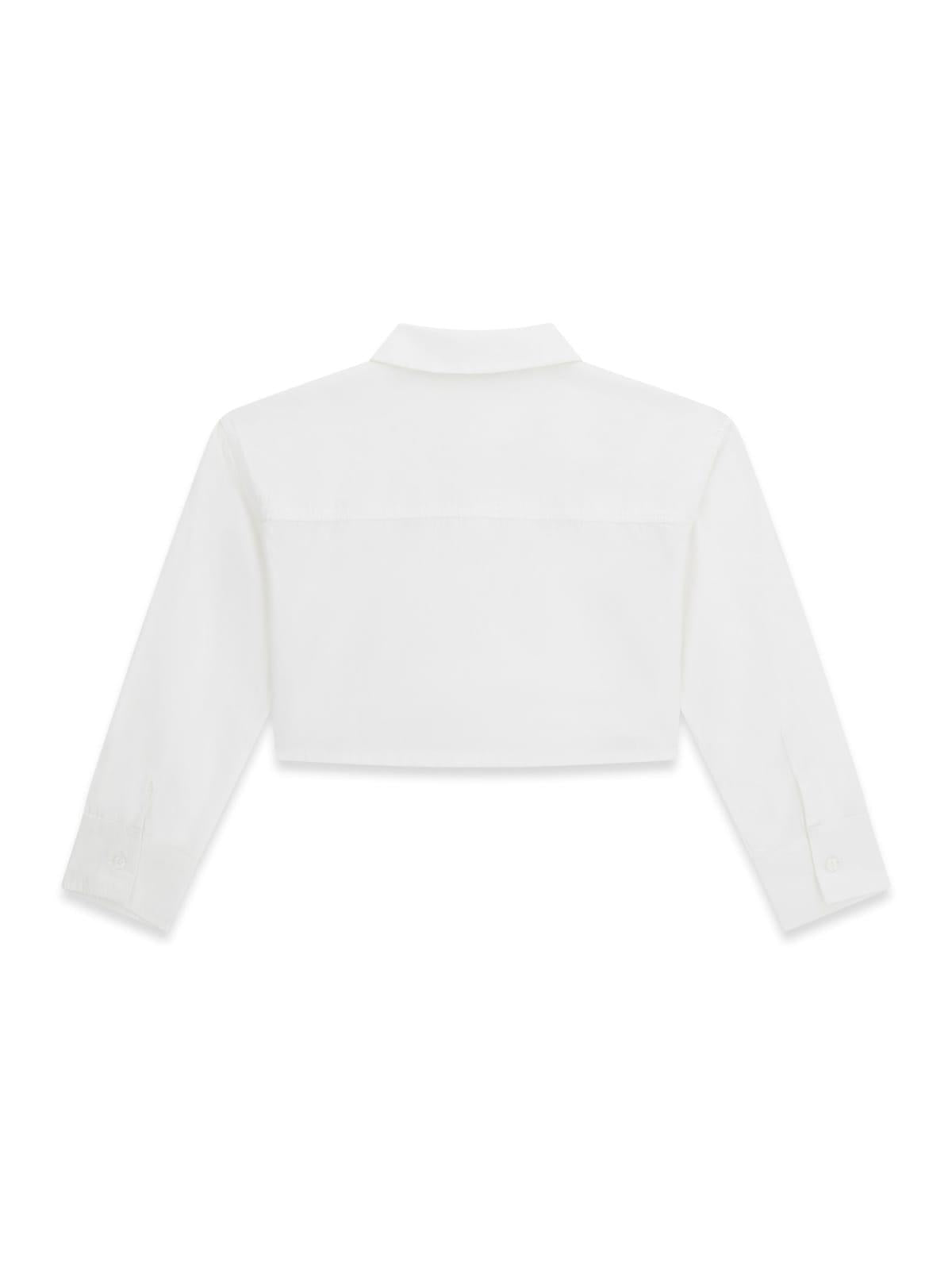 Camicia crop con strass ragazza Guess 