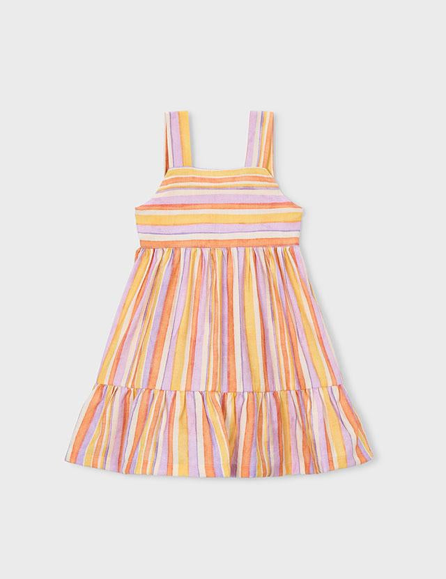 Vestito mille righe bambina 