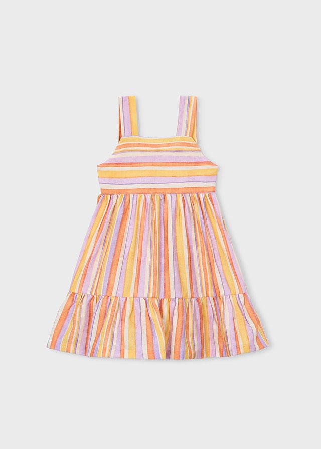 Vestito mille righe bambina 