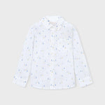 Camicia in lino manica lunga bambino 