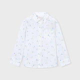 Camicia in lino manica lunga bambino 