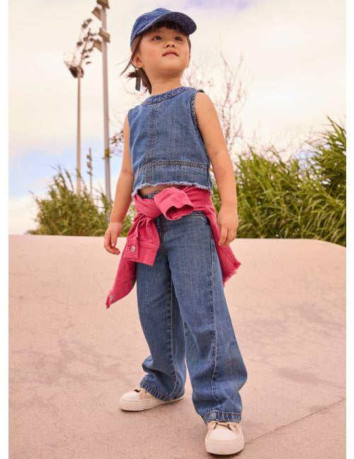 Jeans baggy fit bambina 