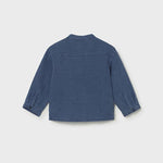 Camicia jeans manica lunga neonato 
