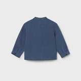 Camicia jeans manica lunga neonato 