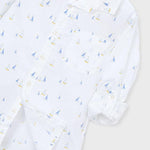 Camicia in lino manica lunga bambino 
