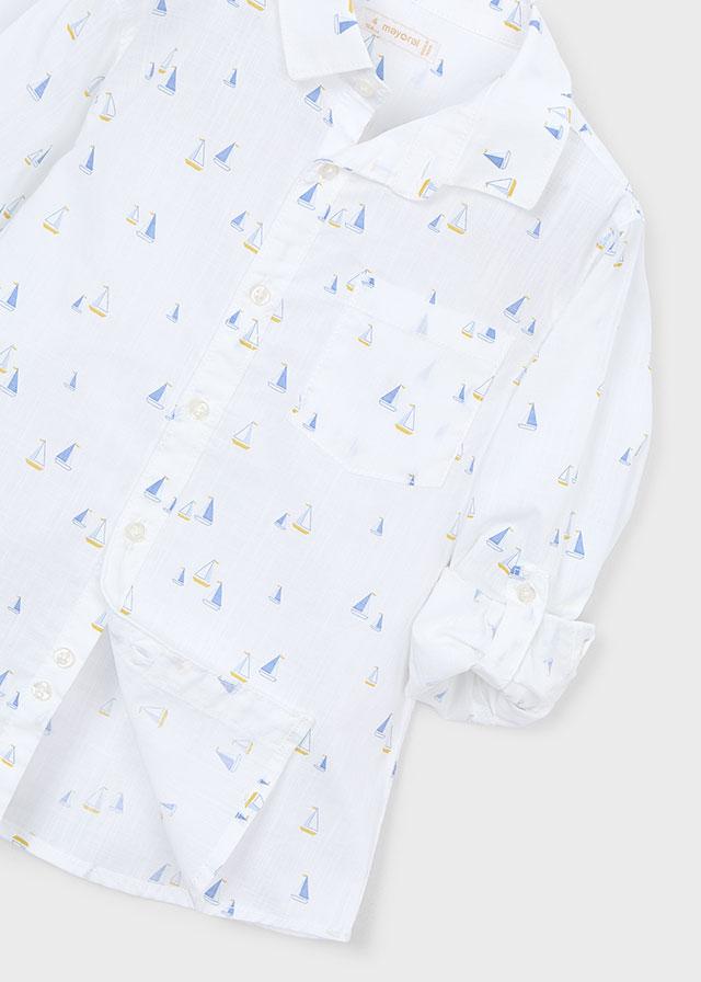 Camicia in lino manica lunga bambino 