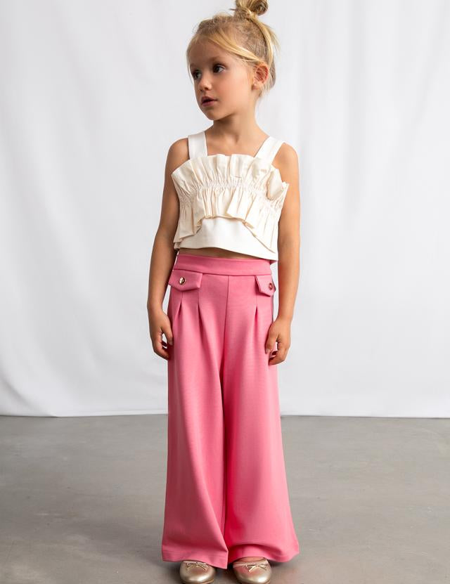 Pantalon lungo elegante bambina 