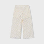 Pantalone lungo crochet bambina 