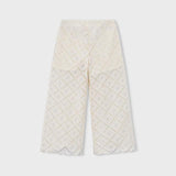Pantalone lungo crochet bambina 