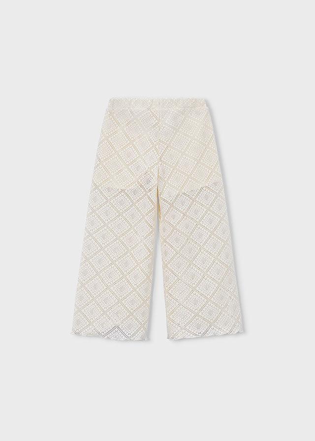 Pantalone lungo crochet bambina 