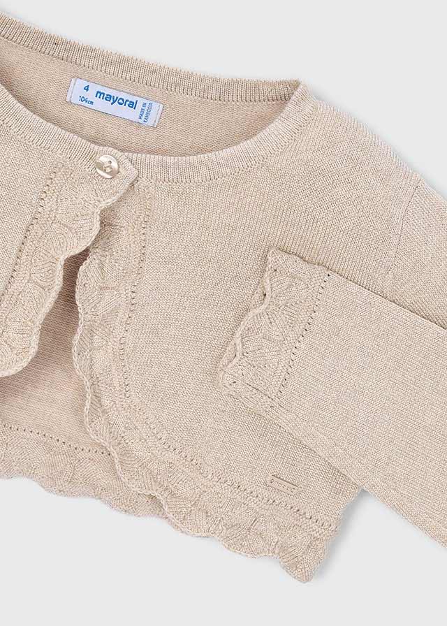 Cardigan tricot basic bambina 