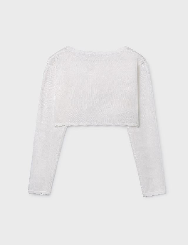 Cardigan tricot basic ragazza 