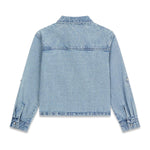 Camicia in denim con strass ragazza Guess 