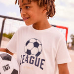 Maglietta stampa calcio bambino 
