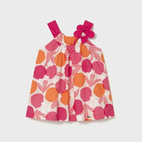 Vestito stampa floreale neonata 