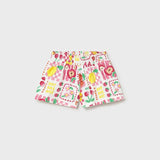 Pantaloncino punto stampato neonata 