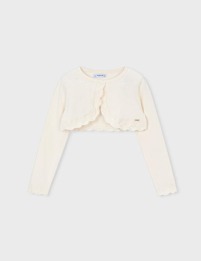 Cardigan tricot basic bambina 