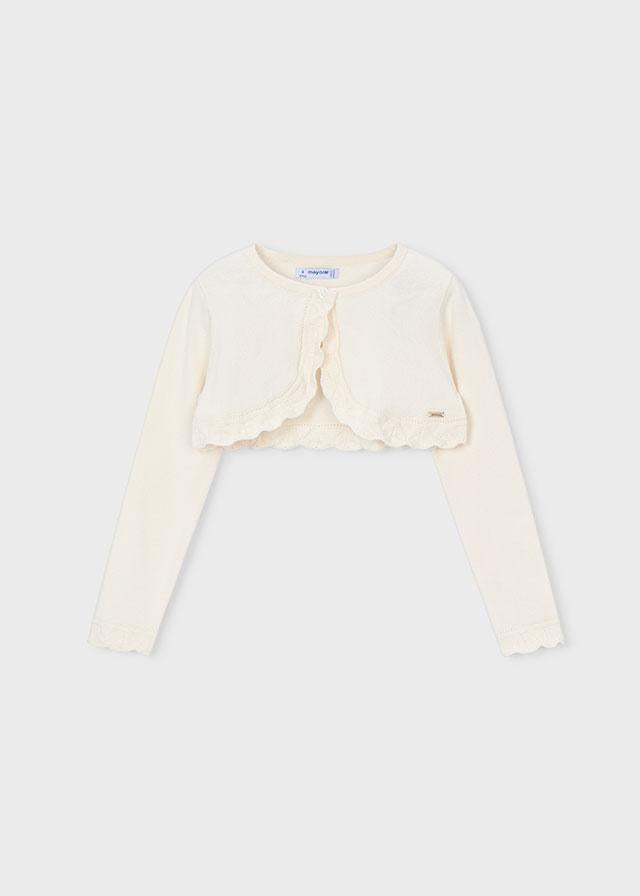 Cardigan tricot basic bambina 